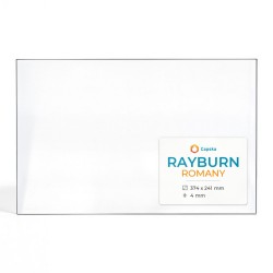 Vitre Rayburn ROMANY - Verre Rectangle pour poêle à bois