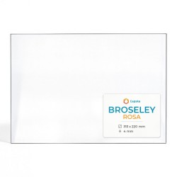 Broseley ROSA Glas - Rechteck Kaminglas für Kaminofen