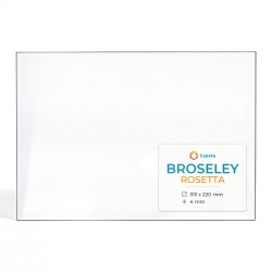 Vitre Broseley ROSETTA - Verre Rectangle pour poêle à bois