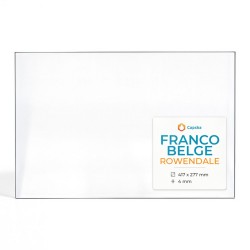 Franco Belge ROWENDALE Glass - Rectangular glass panel for wood burning stove