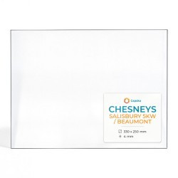 Vetro Chesneys SALISBURY 5KW / BEAUMONT - Vetro Rettangolo per stufa a legna