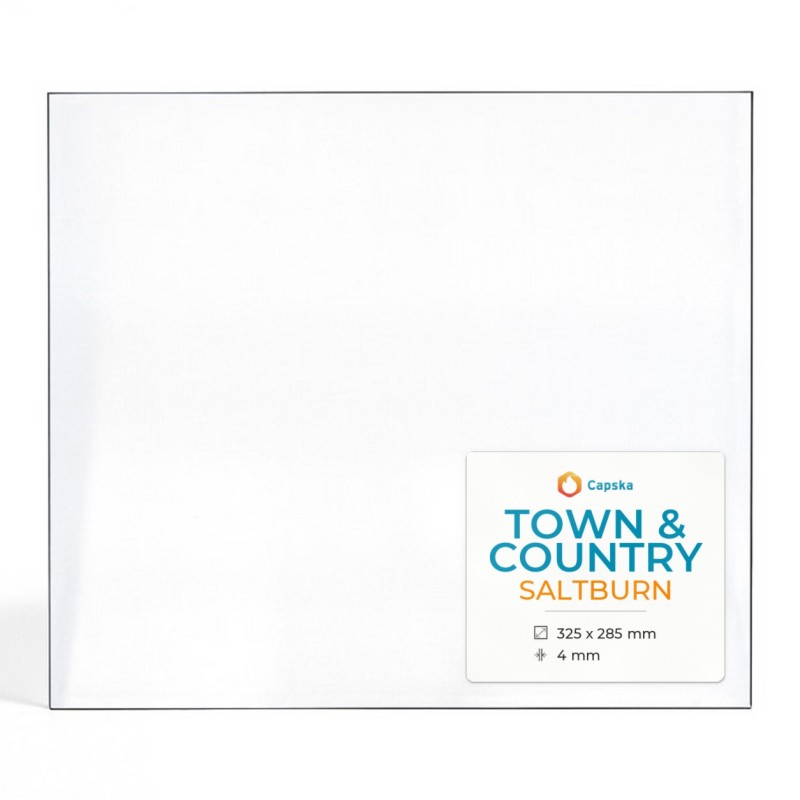 Vetro Town & Country SALTBURN - Vetro Rettangolo per stufa a legna