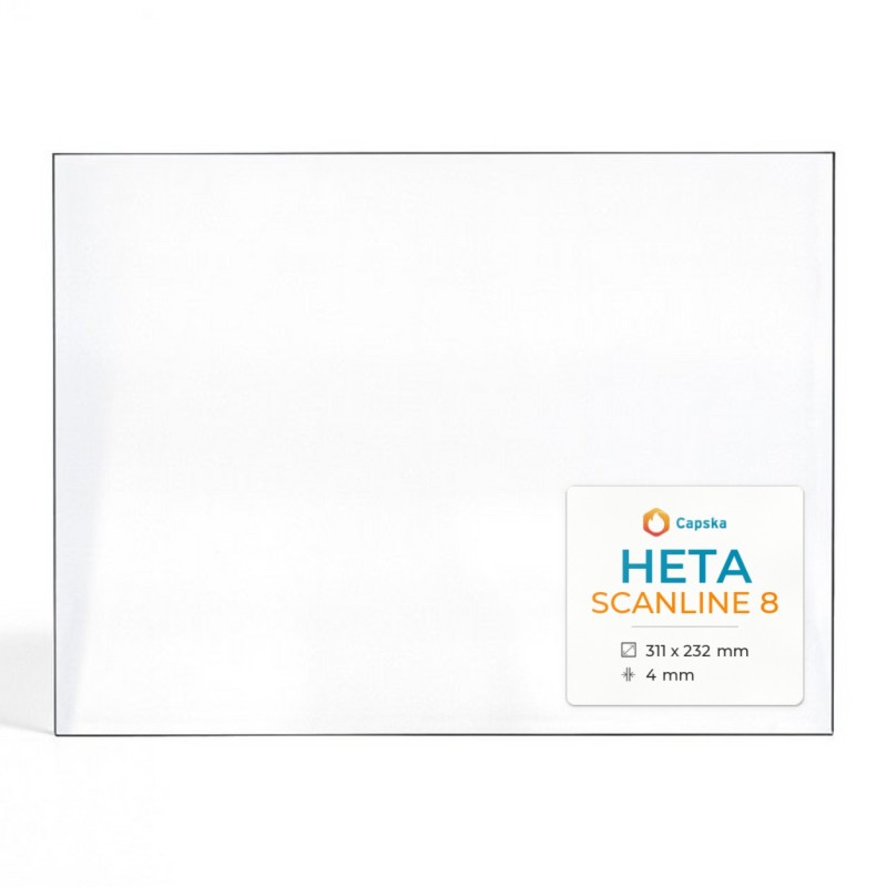 HETA SCANLINE 8 Glass Panel - Wood Burning Stove Accessory