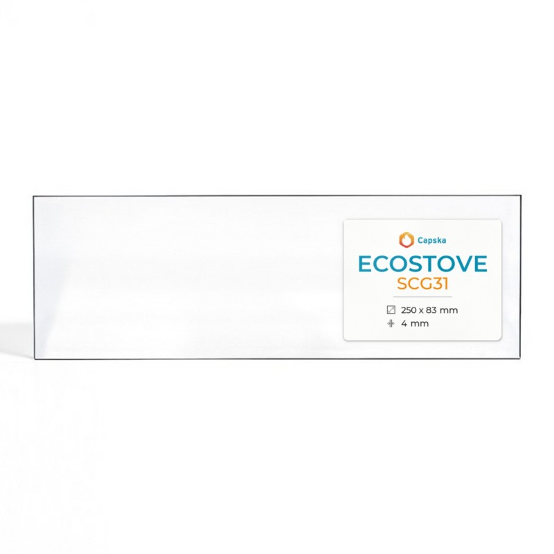 Ecostove SCG31 Glas - Rechteck Kaminglas für Kaminofen online kaufen