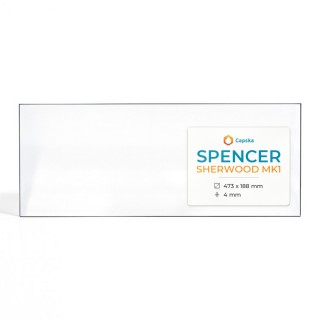 Spencer SHERWOOD MK1 Glas - Rechteck Kaminglas für Kaminofen
