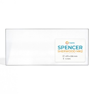 Vitre Spencer SHERWOOD MK2 - Verre Rectangle pour poêle à bois