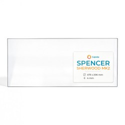 Vitre Spencer SHERWOOD MK2 - Verre Rectangle pour poêle à bois