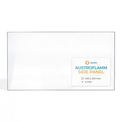 Austroflamm SIDE PANEL Glass - Rectangular glass panel for wood burning stove