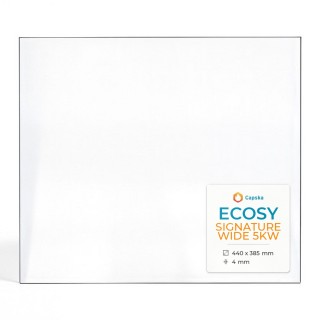Ecosy SIGNATURE WIDE 5KW Glas - Rechteck Kaminglas für Kaminofen