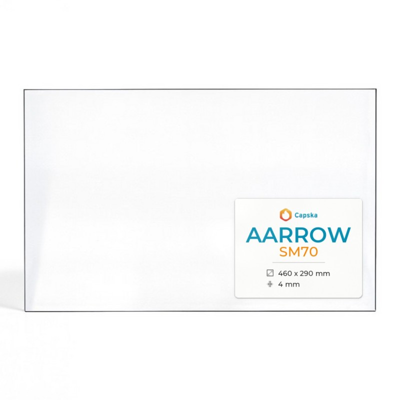Vitre Aarrow SM70 - Verre Rectangle pour poêle à bois