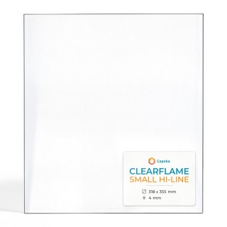Vitre Clearflame SMALL HI-LINE - Verre Rectangle pour poêle à bois
