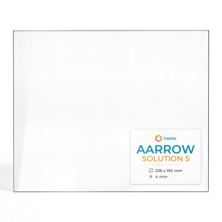 Aarrow SOLUTION 5 Glas - Rechteck Kaminglas für Kaminofen