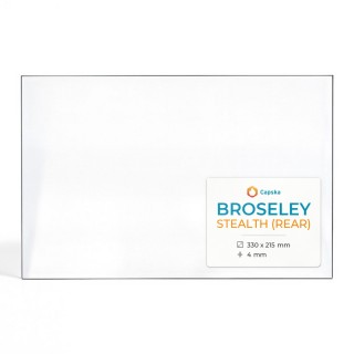 Broseley STEALTH (REAR) Glas - Rechteck Kaminglas für Kaminofen
