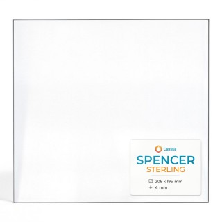 Spencer STERLING Glas - Rechteck Kaminglas für Kaminofen