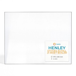 Vitre Henley STOVES ACHILL 21 INSET BOILER - Verre Rectangle pour poêle à bois