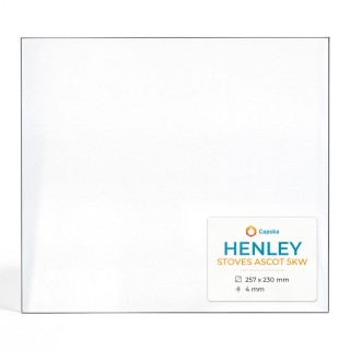 Vitre Henley STOVES ASCOT 5KW - Verre Rectangle pour poêle à bois