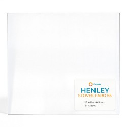 Vitre Henley STOVES FARO 55 - Verre Rectangle pour poêle à bois
