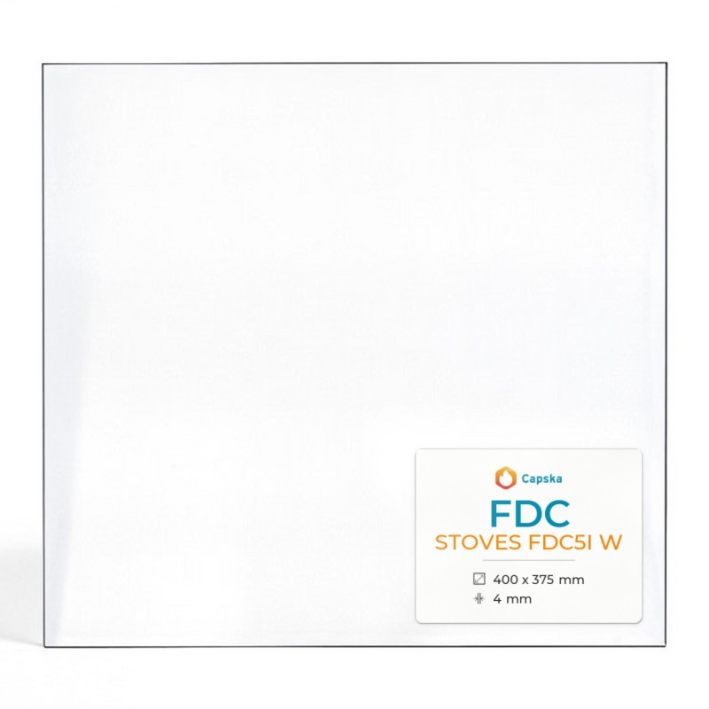 Vetro FDC STOVES FDC5I W - Vetro Rettangolo per stufa a legna