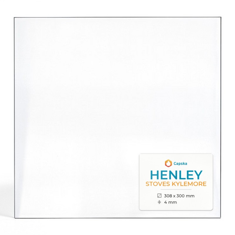 Henley STOVES KYLEMORE Glas - Rechteck Kaminglas für Kaminofen