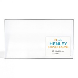 Vitre Henley STOVES LAUNE - Verre Rectangle pour poêle à bois