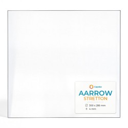 Aarrow STRETTON Glass - Rectangular glass panel for wood burning stove