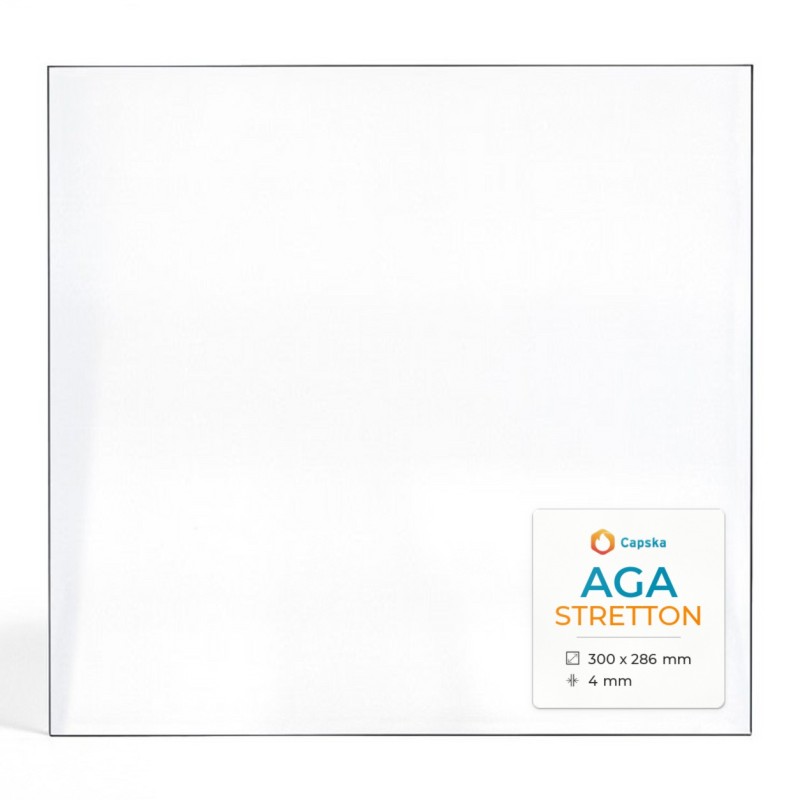 Aga STRETTON Glass - Rectangular Panel for Wood Burning Stove