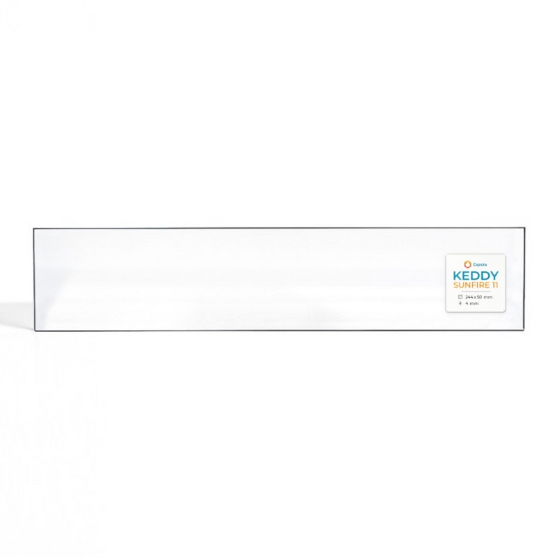 Vitre Keddy SUNFIRE 11 - Verre Rectangle pour poêle à bois