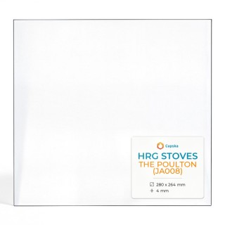 Hrg Stoves THE POULTON (JA008) Glas - Rechteck Kaminglas