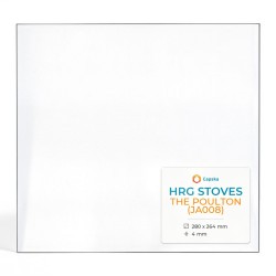 Vitre Hrg Stoves THE POULTON (JA008) - Verre Rectangle pour poêle à bois