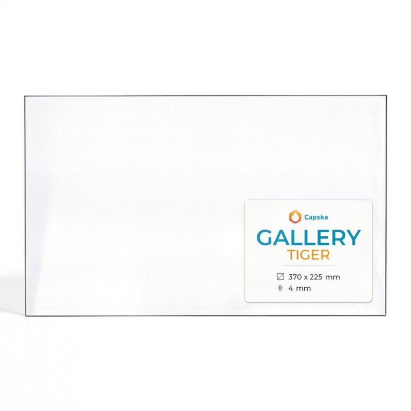 Gallery TIGER Glass - Rectangular Panel for Wood Burning Stove