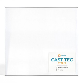 Vitre Cast Tec TITUS - Verre Rectangle pour poêle à bois