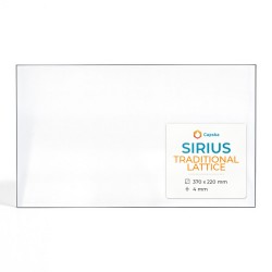 Vitre Sirius TRADITIONAL LATTICE - Verre Rectangle pour poêle à bois