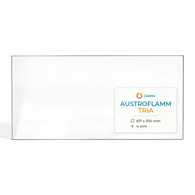 Austroflamm TRIA Glass Panel - Rectangular for Wood Burning Stove