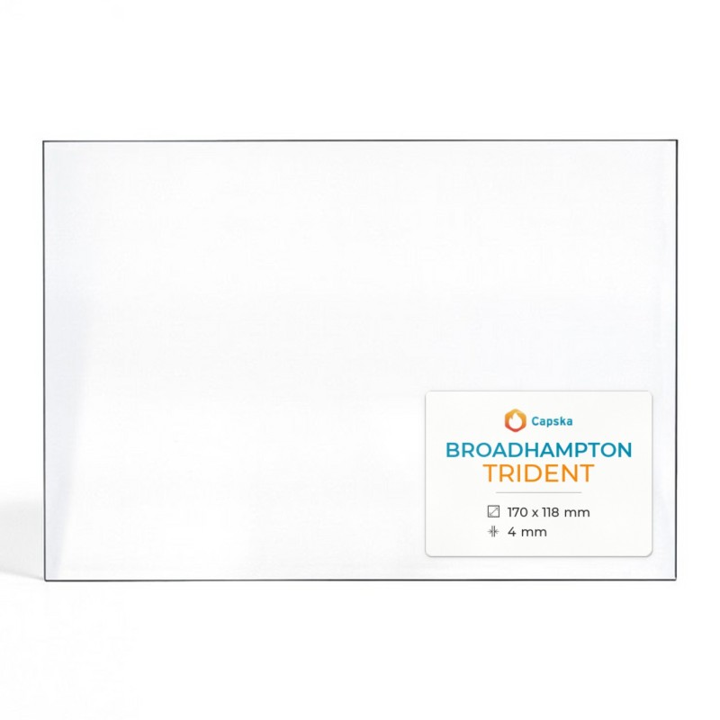 Rectangular Broadhampton TRIDENT Glass Panel for Wood Burning Stove