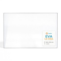 Vetro Eva UK 510A - Vetro Rettangolo per stufa a legna