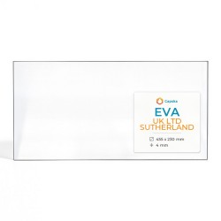 Vitre Eva UK LTD SUTHERLAND - Verre Rectangle pour poêle à bois