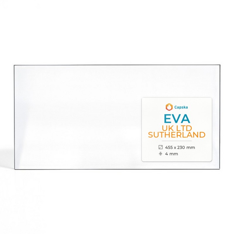 Eva UK LTD SUTHERLAND Glas - Rechteck Kaminglas für Kaminofen