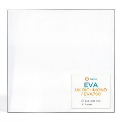 Vitre Eva UK RICHMOND / EVA700 - Verre Rectangle pour poêle à bois