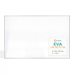 Eva UK SCTY 14 Glas - Rechteck Kaminglas für Kaminofen