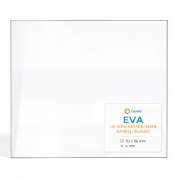 Vitre Eva UK WINCHESTER (MAIN PANEL) / EVA200 - Verre Rectangle pour poêle à bois