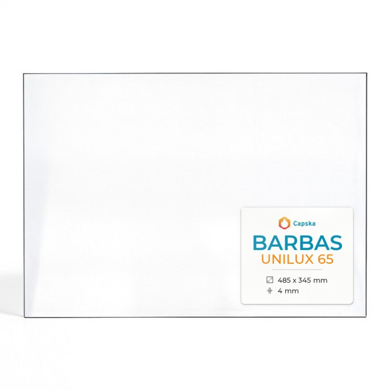 Barbas UNILUX 65 Glas - Rechteck Kaminglas