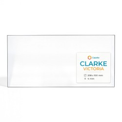 Vetro Clarke VICTORIA - Vetro Rettangolo per stufa a legna