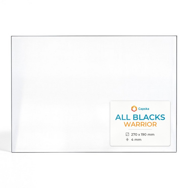 Vitre All Blacks WARRIOR - Verre Rectangle pour poêle à bois