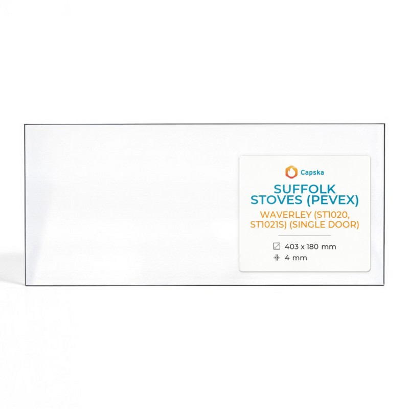 Vitre Suffolk Stoves WAVERLEY (ST1020, ST1021S) - Verre pour poêle à bois