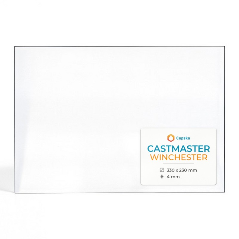 Vitre Castmaster WINCHESTER - Verre Rectangle pour poêle à bois