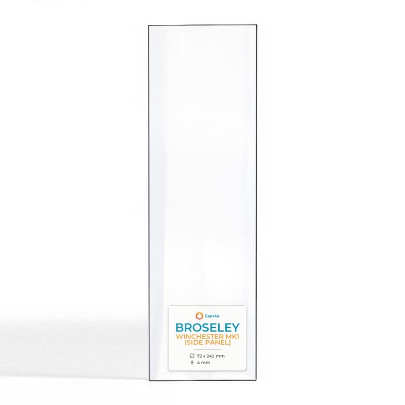 Broseley Winchester Side Panel Glass - Rectangular for Wood Burning Stove
