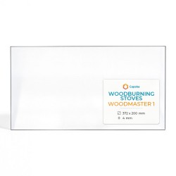 Vitre Woodburning Stoves WOODMASTER 1 - Verre Rectangle pour poêle à bois