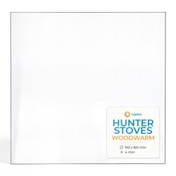 Hunter WOODWARM Glass - Rectangular glass panel for wood burning stove