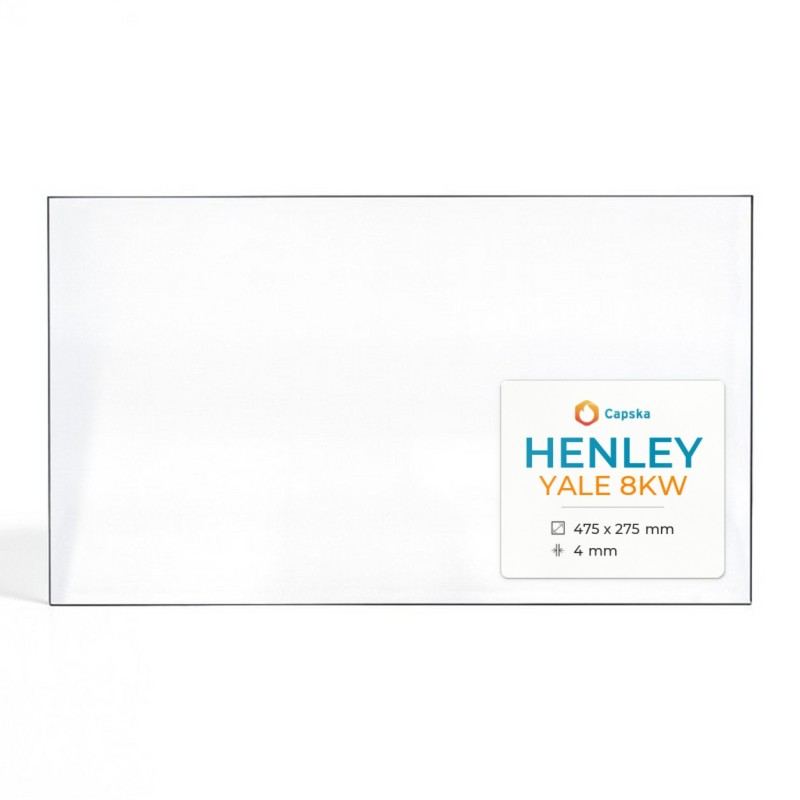 Henley YALE 8KW Glas - Rechteck Kaminglas für Kaminofen