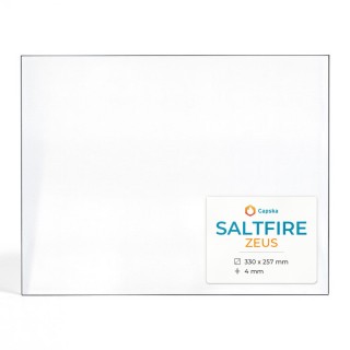 Vitre Saltfire ZEUS - Verre Rectangle pour poêle à bois